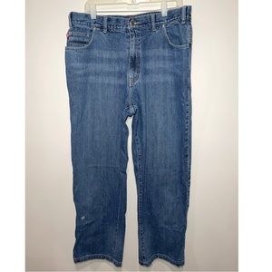 Pre-Owned Shady ltd. Denim Medium Wash Blue Jeans Size 36 Y2K Wide Leg Vintage